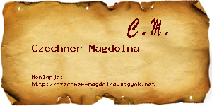 Czechner Magdolna névjegykártya